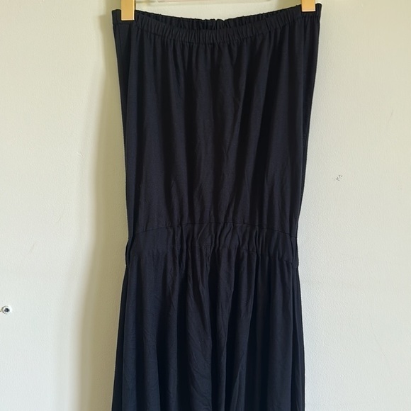 Haute Hippie Strapless Black Jumpsuit Harem Pants - Picture 5 of 9